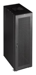 Шкаф серверный LanMaster TWT-CBB-42U-8X10-G1 напольный, стеклянная передняя дверь, 42U, 800x1000 мм