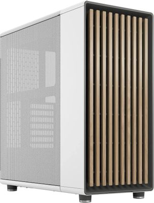 Корпус ATX Fractal Design North Chalk, Midi-Tower, без БП,  белый [fd-c-nor1c-03]