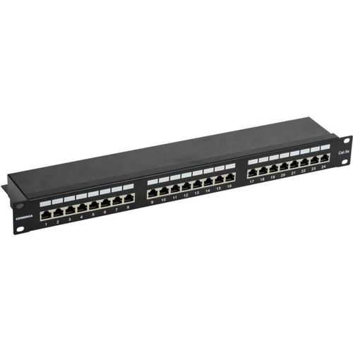 Патч-панель ITK (PP24-1UC5EF-K05-G) 19" 1U 24xRJ45 кат.5E FTP