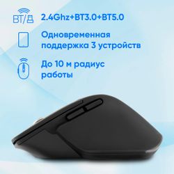 Мышь беспроводная Oklick 503MW, USB, USB-C, черный