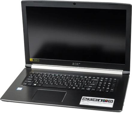 Ноутбук Acer Aspire 5 A517-51-32WZ 17.3", Intel Core i3 8130U 2.2ГГц, 2-ядерный, 8ГБ DDR4, 1000ГБ,  128ГБ SSD,  Intel UHD Graphics  620, Windows 10 Home, черный [nx.gswer.001]