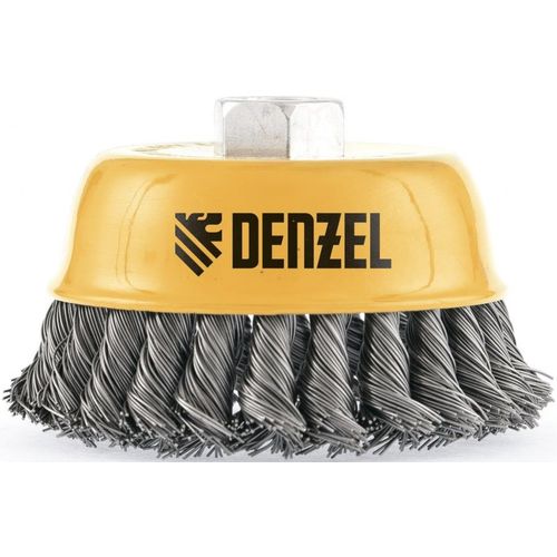 Щетка чашечная DENZEL 746243, по металлу, 75мм, 14мм