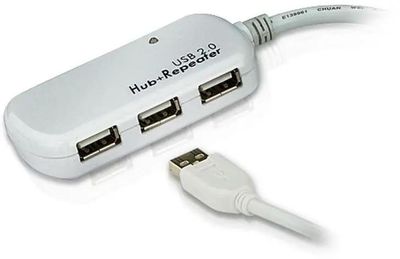 Кабель-удлинитель USB ATEN UE2120H,  USB A(m) (прямой) -  0.082м