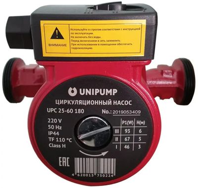 Обзор товара циркуляционный насос UNIPUMP UPС 25-60 180, циркуляционный ...