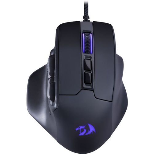 Мышь проводная Redragon Bullseye, игровая, оптическая, USB, 12400dpi, черный [71164]