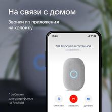 Умная колонка VK Капсула 30Вт, с Марусей, белый