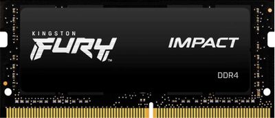 Оперативная память Kingston Fury Impact KF432S20IB/8 DDR4 -  1x 8ГБ 3200МГц, для ноутбуков (SO-DIMM),  Ret