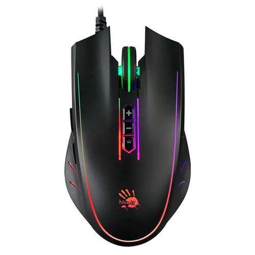 Мышь проводная A4TECH Bloody Q81 Curve, игровая, оптическая, USB, 3200dpi, черный