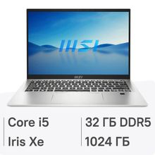Изображение товара Ноутбук MSI Prestige 14 EVO B13M-635US 14 IPS Core i5 32ГБ 1ТБ SSD Windows 11 Pro