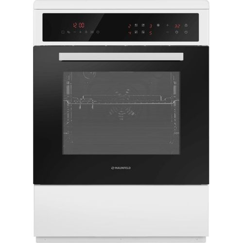 Электрическая плита MAUNFELD MEC611CW10TD, стеклокерамика, белый [ка-00018163]