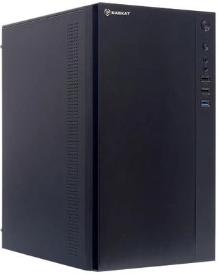 Компьютер RASKAT Standart 300 Intel Core i3 14100,  DDR4 8ГБ, 256ГБ(SSD),  Intel UHD Graphics 730,  без операционной системы,  черный [standart300165609]