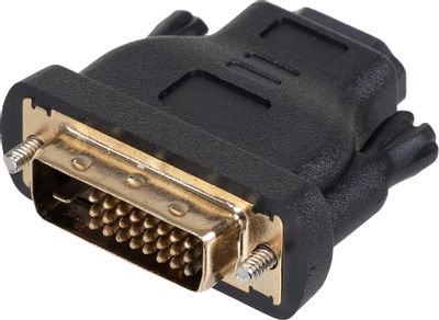 Переходник  HDMI (f) -  DVI-D (m),  GOLD [adapter dvi-hdmi]