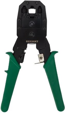 Инструмент обжимной Rexant (12-3441) для RJ-45/RJ-12/RJ-11 зеленый
