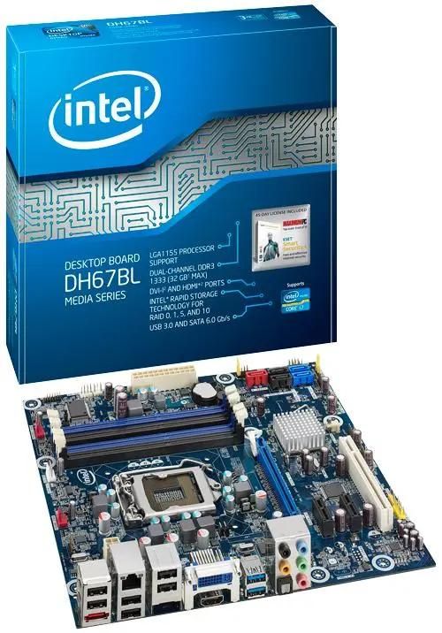 Intel DH67BL LGA 1155 Intel H67