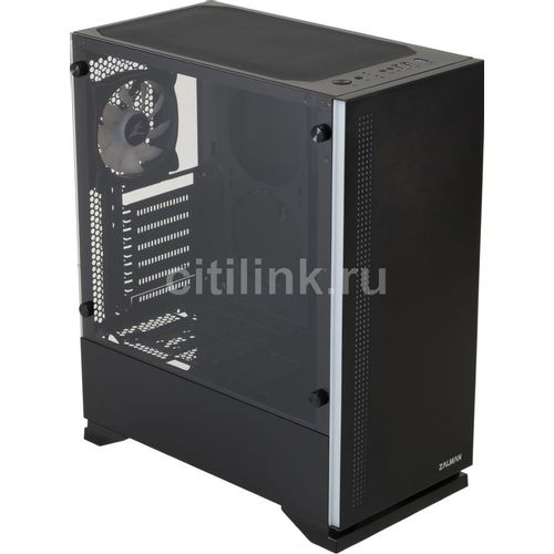 Корпус ATX Zalman S5, Midi-Tower, без БП, черный [s5 black]