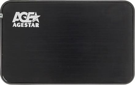 Внешний корпус для HDD/SSD AgeStar 3UB2A8-6G, черный