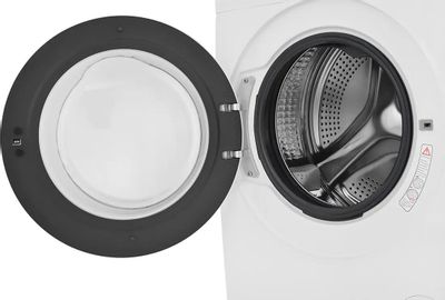 Стиральная машина узкая HAIER HW65-BP129301B, с фронтальной загрузкой ...