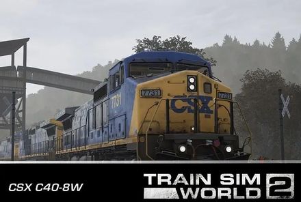 Дополнение к игре DOVETAIL Train Sim World 2: CSX C40-8W Loco Add-On, для ПК, регион: Россия,СНГ, RUS (интерфейс и субтитры)