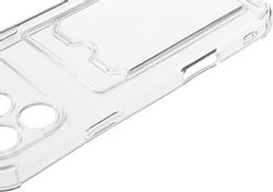 Чехол (клип-кейс) BORASCO Bumper Case, для Apple iPhone 17 Pro Max, противоударный, прозрачный