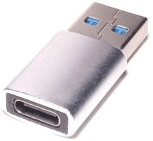 Изображение товара Адаптер USB 2.0 Type-C PREMIER 6-071 серебристый короткий переходник