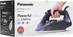 Утюг Panasonic NI-U750ATV, с паровым ударом, синий и черный