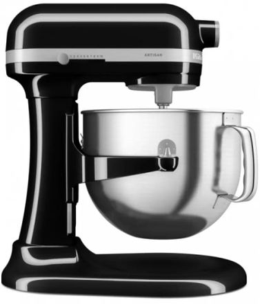 Миксер планетарный KitchenAid Artisan 5KSM70SHXEOB, 375Вт, черный/серебристый