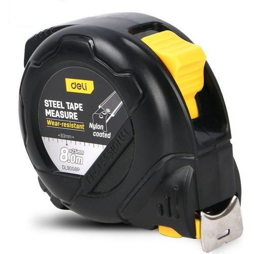 Рулетка строительная Deli DL9008P, 8м x25мм — цена и наличие Рулетка строительная Deli DL9008P, 8м x25мм