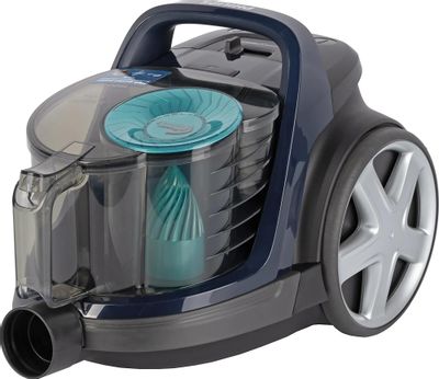 Пылесос Philips PowerPro Active FC9573/01, 1900Вт, черный/синий ...