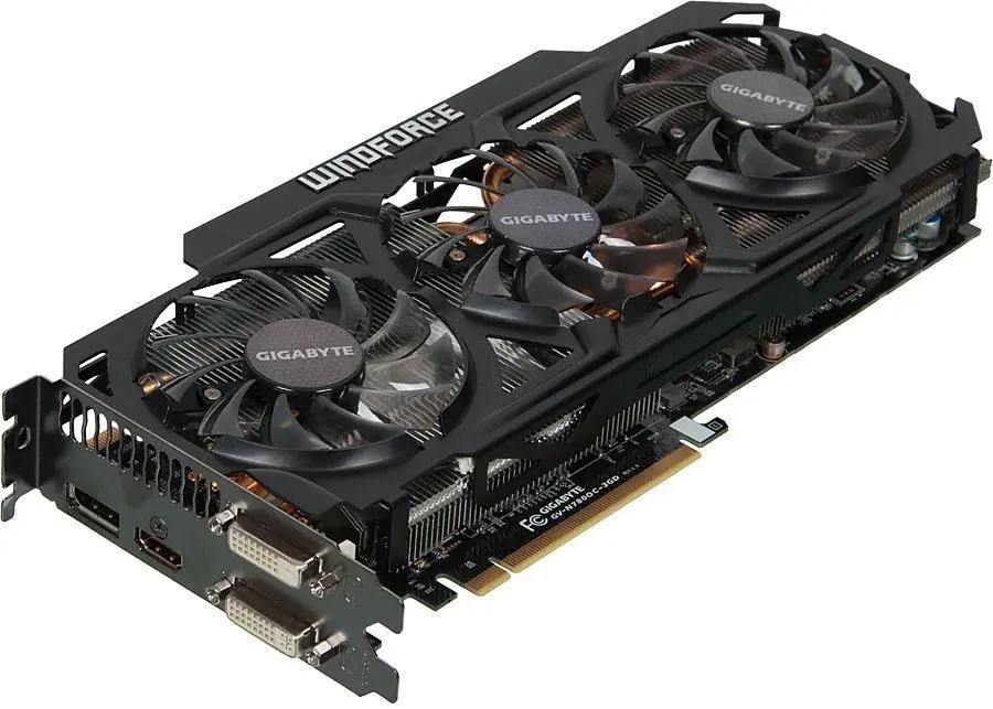 Gigabyte NVIDIA GeForce GTX 780 GV-N780OC-3GD 3ГБ GDDR5, OC, Ret