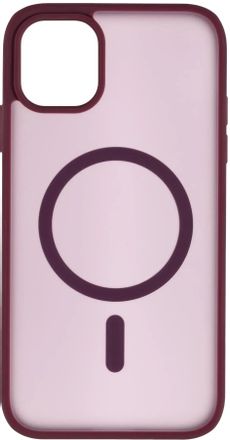 Чехол (клип-кейс) ZIBELINO Matte Shield, для Apple iPhone 11, противоударный, бургунди [zms-apl-11-msd-brg]