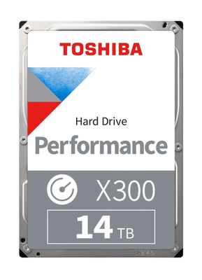 Жесткий диск Toshiba X300 HDWR21EUZSVA,  14ТБ,  HDD,  SATA III,  3.5"