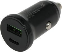 Изображение товара Автомобильное зарядное устройство Wiiix UCC-7-2-11 USB-A USB-C 18Вт черное