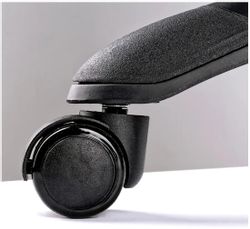 Кресло игровое HELMI Virage, ткань/экокожа, до 120кг, черный
