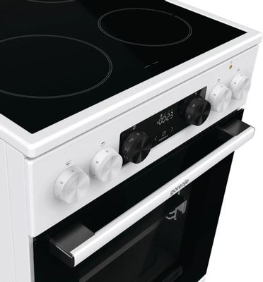 Электрическая плита Gorenje GEC5C42WG, стеклокерамика, без крышки ...
