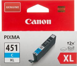 Картридж Canon CLI-451XLC, голубой