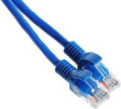 Патч-корд CABLEXPERT PP12-15M/B литой (molded), UTP, кат.5E, 15м, синий