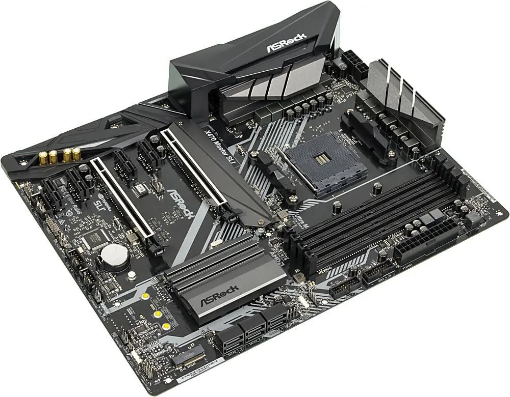 ASRock X470 MASTER SLI SocketAM4 AMD X470 ATX Ret 1101035