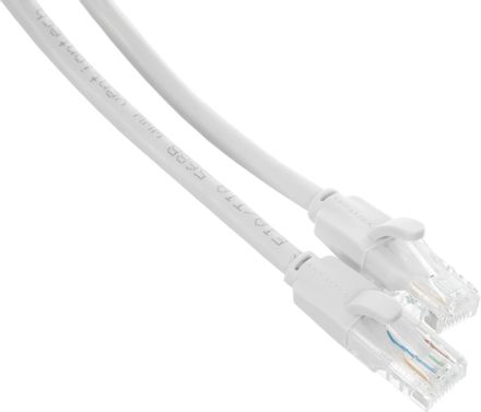 Патч-корд VENTION IBEHI литой (molded), UTP, кат.6, 3м, 4 пары, 24AWG, алюминий омедненный, многожильный, серый