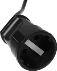 Удлинитель силовой Зубр 55023-30, розеток 1шт, 2x0.75 кв.мм, 10A, 30м, ПВС, без катушки, черный