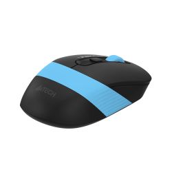 Мышь беспроводная A4TECH Fstyler FG10S, USB, черный и синий
