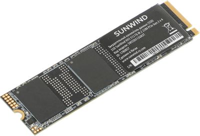 SSD накопитель SunWind NV3 SWSSD512GN3T 512ГБ, M.2 2280, PCIe 3.0 x4,  NVMe,  M.2,  rtl