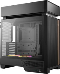 Изображение товара Корпус ATX DeepCool CL660, Midi-Tower, без БП,  черный и коричневый [r-cl660-bknna0-g-1]