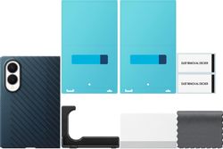 Чехол (клип-кейс) Samsung Carbon Magnet Case, для Samsung Galaxy Z Fold8, темно-синий