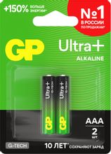 Изображение товара AAA Батарейка GP Ultra Plus Alkaline 24AUPA21-2CRSBNN2,  2 шт.