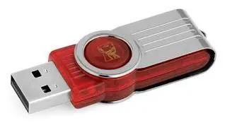 Флешка USB Kingston DataTraveler 101 G2 8ГБ, USB2.0, красный [dt101g2/8gb-yan]