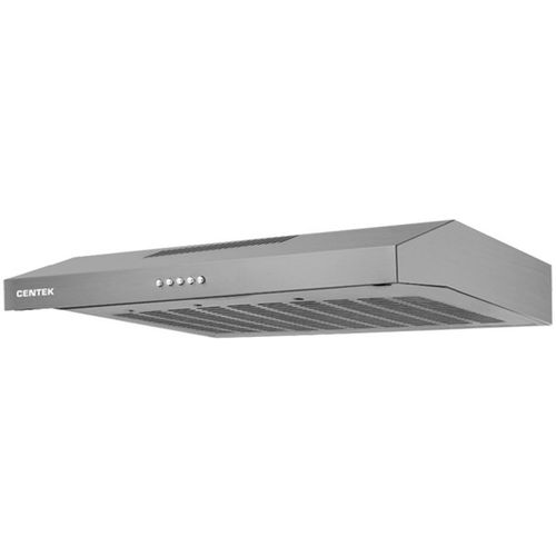 Вытяжка козырьковая CENTEK CT-1801-60, управление кнопочное, металлик [ct-1801-60 inox]