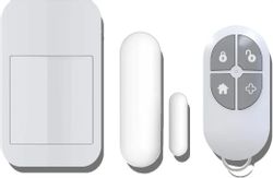 Комплект сигнализации беспроводной VIGUARD Home Line Combo x4, белый