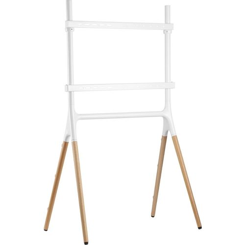 Подставка для телевизора Cactus CS-ST1247WTBCH, 49-70", напольный, белый/береза