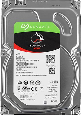 Жесткий диск Seagate Ironwolf ST4000VN008,  4ТБ,  HDD,  SATA III,  3.5"