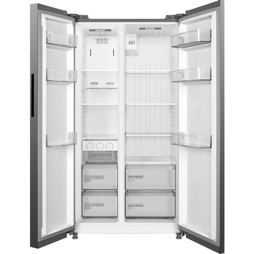 Холодильник двухкамерный Midea MDRS710FGE46 Side by Side, инверторный, нержавеющая сталь